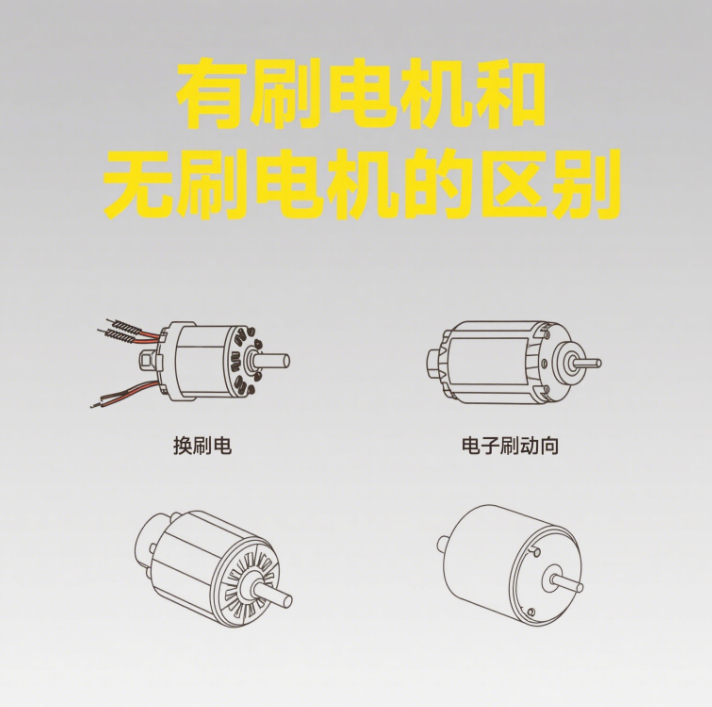 别再混淆！有刷电机和无刷电机的本质区别全解析